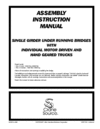 Single Girder Underrunning Bridges - 113533-92